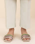 Unstitched Women's Off White Lawn 3 Piece Suit